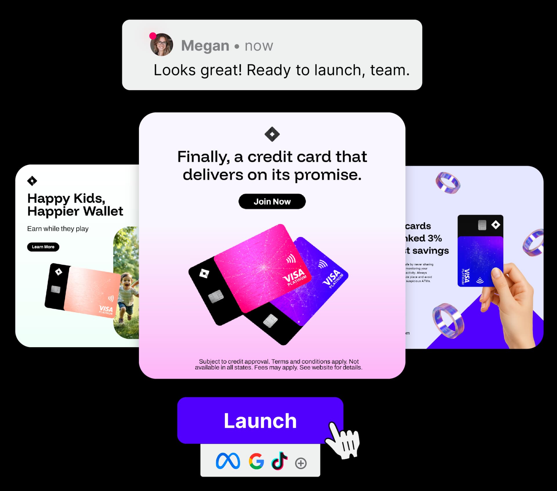 Campaign Launcher workflow — configure and launch