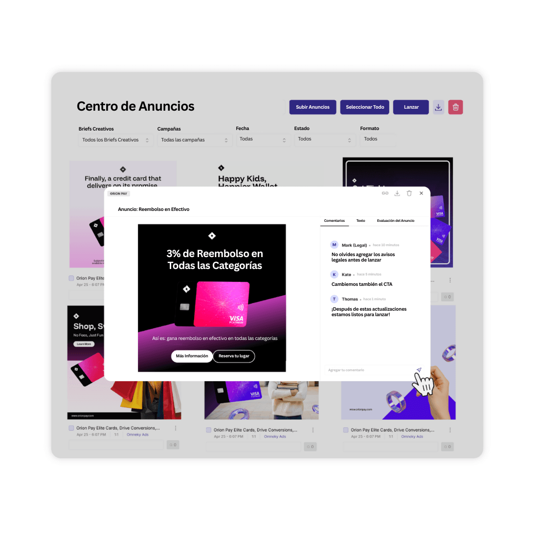 Campaign launch — review and deploy across platforms